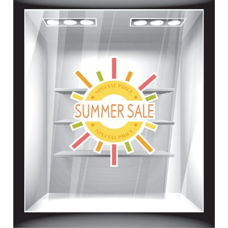 Αυτοκόλλητο εκπτώσεων - Summer sale 3 Αυτοκόλλητο εκπτώσεων - Summer sale 3