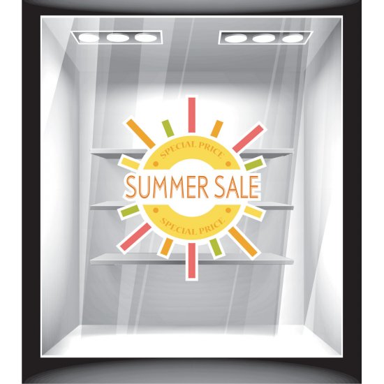 Αυτοκόλλητο εκπτώσεων - Summer sale 3