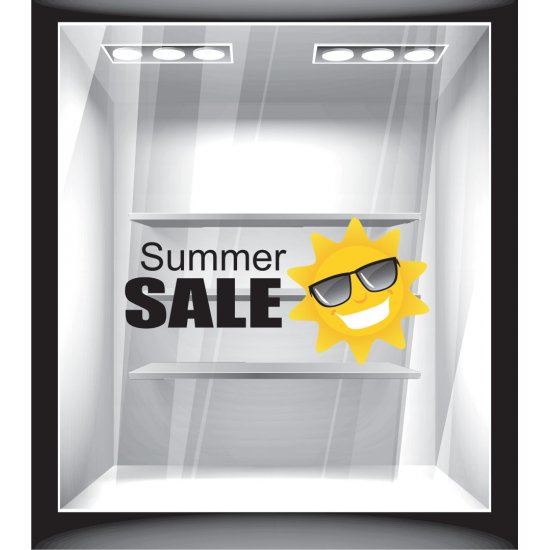 Αυτοκόλλητο εκπτώσεων - Summer sale 5