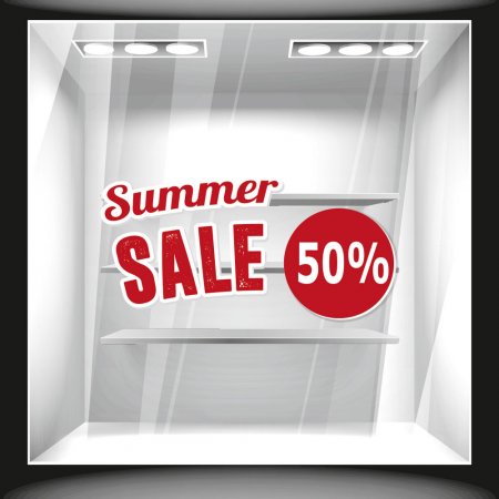 Αυτοκόλλητο εκπτώσεων - Summer sale 7 Αυτοκόλλητο εκπτώσεων - Summer sale 7
