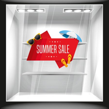 Αυτοκόλλητο εκπτώσεων - Summer sale 8