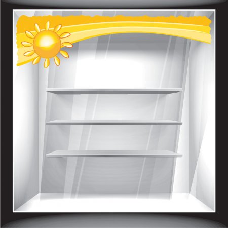 Αυτοκόλλητο Βιτρίνας - Καλοκαιρινό 01