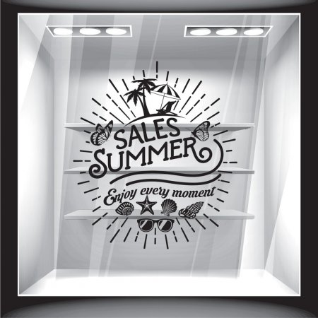 Αυτοκόλλητο εκπτώσεων - Summer Sale 14