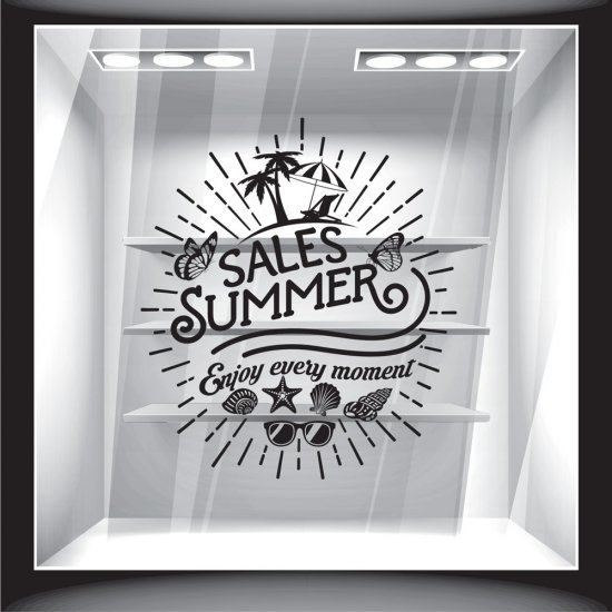 Αυτοκόλλητο εκπτώσεων - Summer Sale 14 Αυτοκόλλητο εκπτώσεων - Summer Sale 14