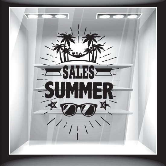 Αυτοκόλλητο εκπτώσεων - Summer Sale 15