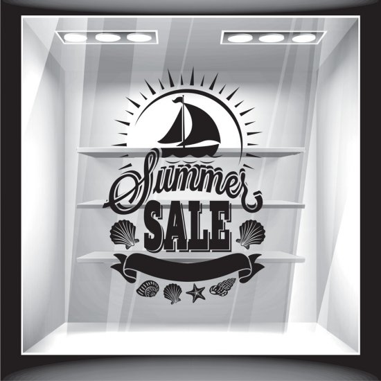 Αυτοκόλλητο εκπτώσεων - Summer Sale 16 Αυτοκόλλητο εκπτώσεων - Summer Sale 16