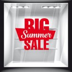 Αυτοκόλλητο εκπτώσεων - Big Summer Sale 01