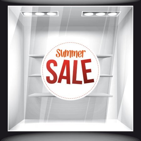 Αυτοκόλλητο εκπτώσεων - Summer Sale 27