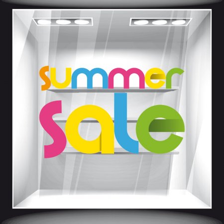 Αυτοκόλλητο εκπτώσεων - Summer Sale 34