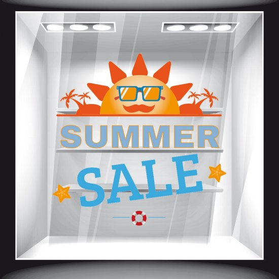 Αυτοκόλλητο εκπτώσεων - Summer Sale 39