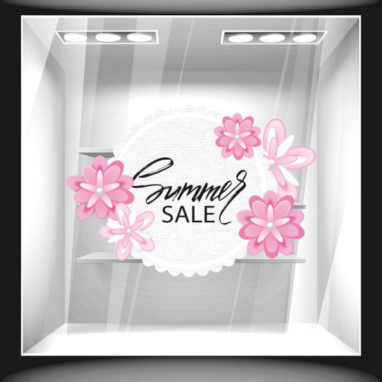 Αυτοκόλλητο εκπτώσεων - Summer Sale 42