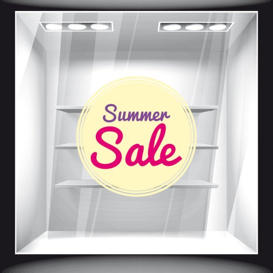 Αυτοκόλλητο εκπτώσεων - Summer Sale 43