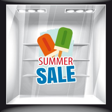 Αυτοκόλλητο εκπτώσεων - Summer Sale 44 Αυτοκόλλητο εκπτώσεων - Summer Sale 44