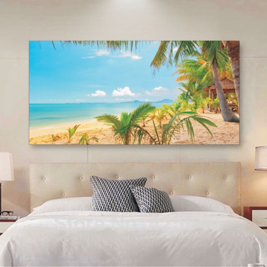 Πίνακας σε καμβά - Εξωτική παραλία Πίνακας σε καμβά - Εξωτική παραλία