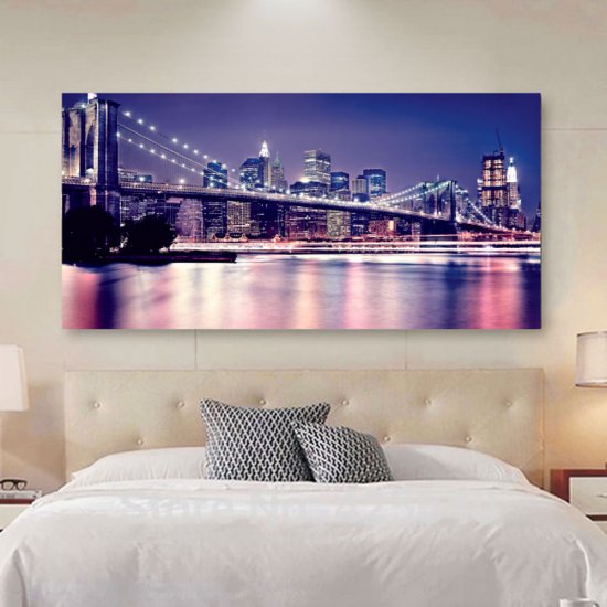 Πίνακας σε καμβά - Βόλτα τη νύχτα Πίνακας σε καμβά - Βόλτα τη νύχτα