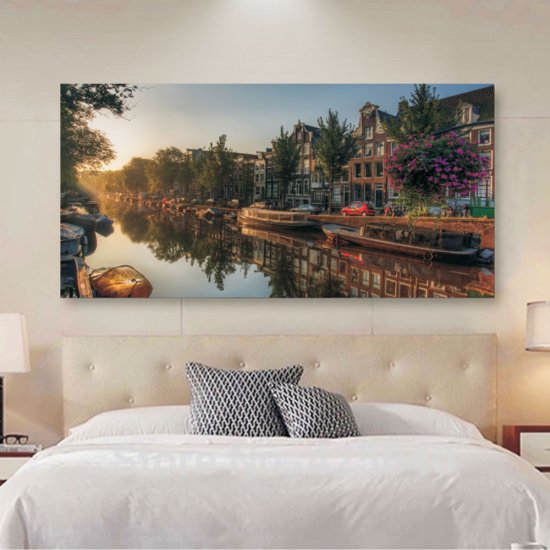 Πίνακας σε καμβά - Δίπλα στο ποτάμι Πίνακας σε καμβά - Δίπλα στο ποτάμι