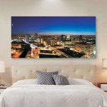 Πίνακας σε καμβά - Βραδινή θέα