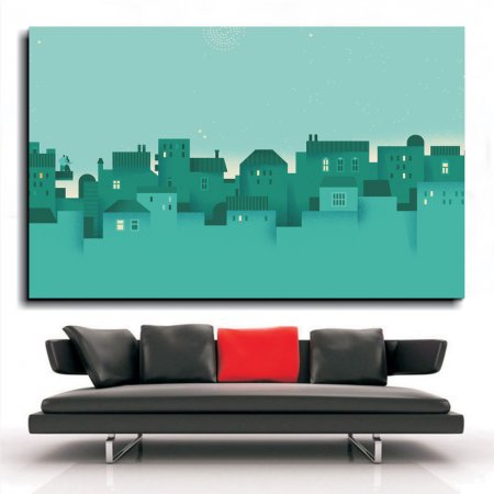 Πίνακας - Πράσινη πόλη