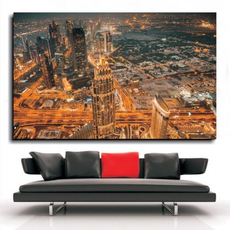 Πίνακας σε Καμβά - Πόλη τη Νύχτα Πίνακας σε Καμβά - Πόλη τη Νύχτα