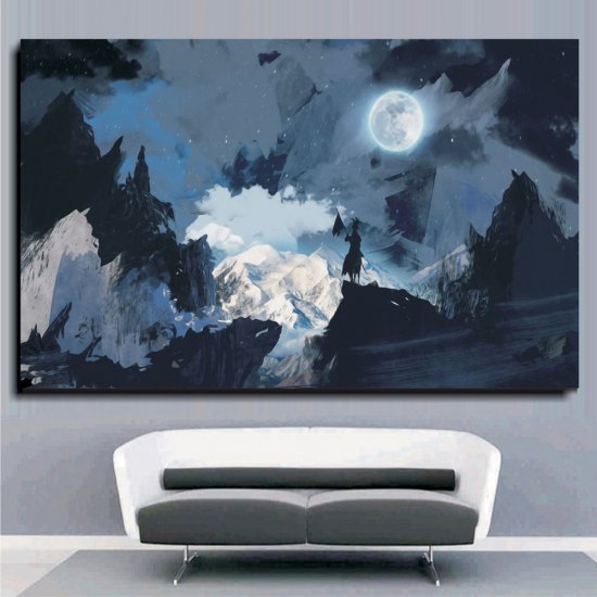 Πίνακας σε Καμβά - Χιονισμένο Τοπίο