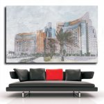 Πίνακας σε Καμβά - Κτίρια Ζωγραφική