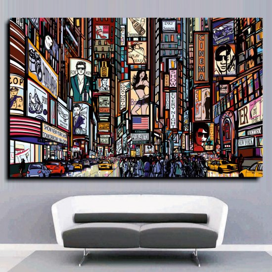 Πίνακας σε Καμβά - New York City