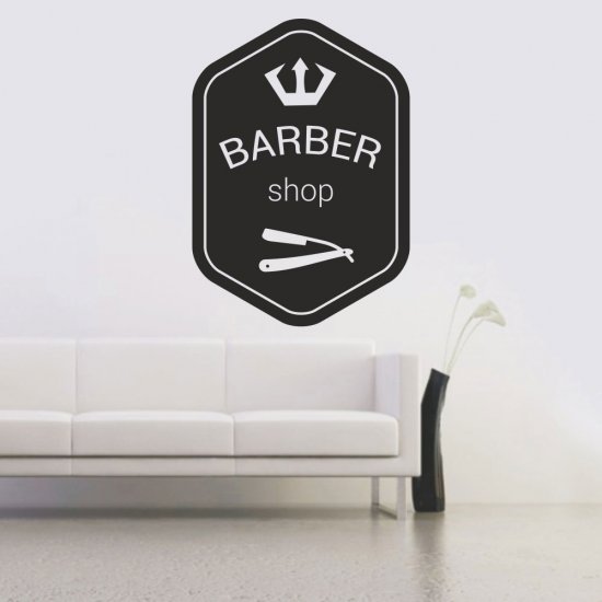 Αυτοκόλλητο τοίχου - Barber Shop 5