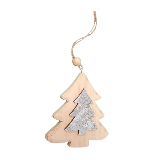 Ξύλινο Διακοσμητικό - Χριστουγεννιάτικο Δέντρο στα 2+1 Δώρο!