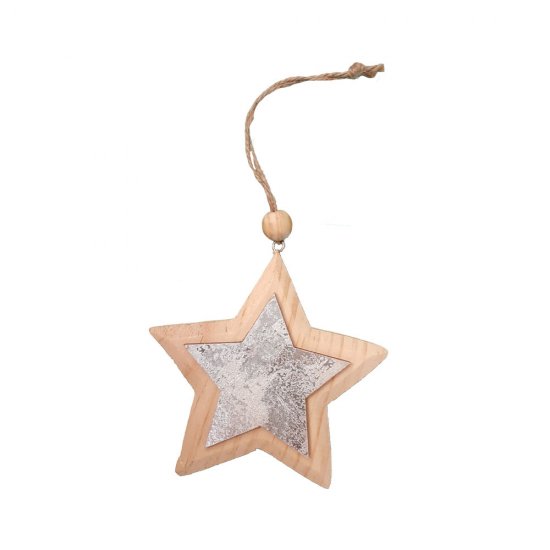 Ξύλινο Διακοσμητικό - Αστέρι στα 2+1 Δώρο!