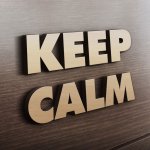 MDF Ξύλινο Σχέδιο - Keep Calm