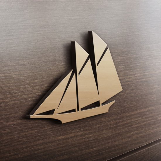 MDF Ξύλινο Σχέδιο - Καράβι