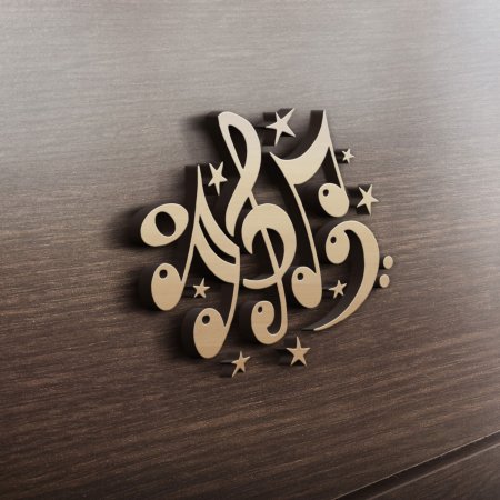 MDF Ξύλινο Σχέδιο - Νότες