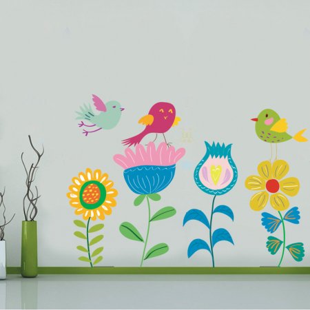 Αυτοκόλλητο τοίχου - Χαριτωμένα Πουλάκια Αυτοκόλλητο τοίχου - Χαριτωμένα Πουλάκια