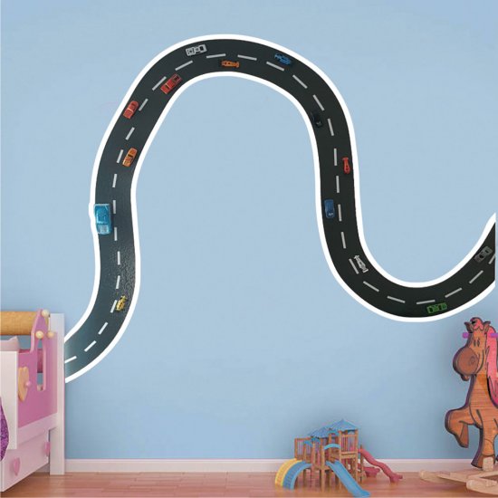 Παιδικό αυτοκόλλητο - Δρόμος