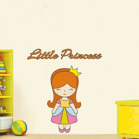 Παιδικό Αυτοκόλλητο Τοίχου - Little Princess