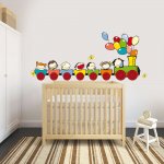 Παιδικό Αυτοκόλλητο Τοίχου - Παιδικό Τρενάκι 01