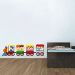 Παιδικό Αυτοκόλλητο Τοίχου - Παιδικό Τρενάκι 02