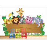 Αυτοκόλλητη ταπετσαρία - Αφρικάνικη παρέα