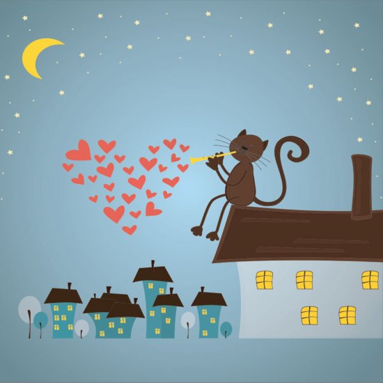 Αυτοκόλλητη ταπετσαρία - Γλυκιές νότες