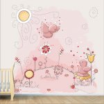 Αυτοκόλλητη ταπετσαρία - Αγαπημένα πουλάκια