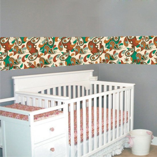 Αυτοκόλλητη Μπορντούρα - Ρετρό Αυτοκόλλητη Μπορντούρα - Ρετρό