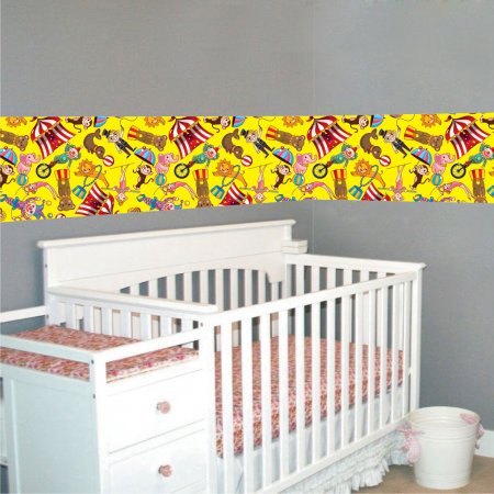 Αυτοκόλλητη Μπορντούρα - Τσίρκο