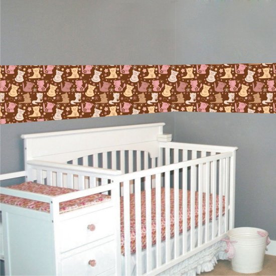 Αυτοκόλλητη Μπορντούρα - Γατούλες Αυτοκόλλητη Μπορντούρα - Γατούλες