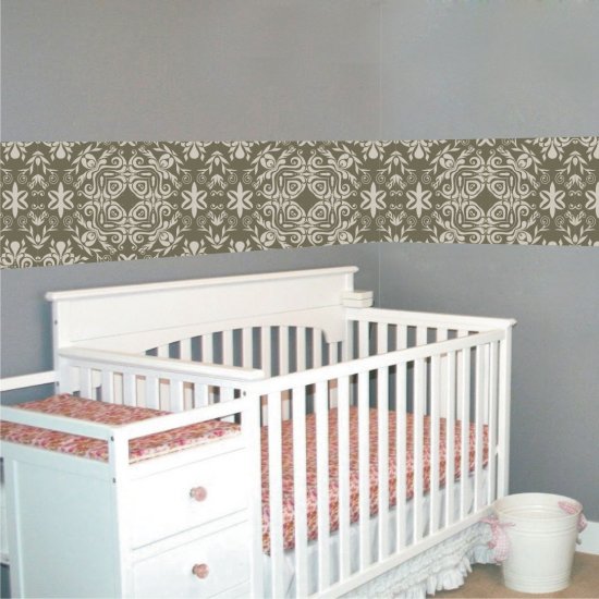 Αυτοκόλλητη Μπορντούρα - Vintage Μοτίβο 3 Αυτοκόλλητη Μπορντούρα - Vintage Μοτίβο 3