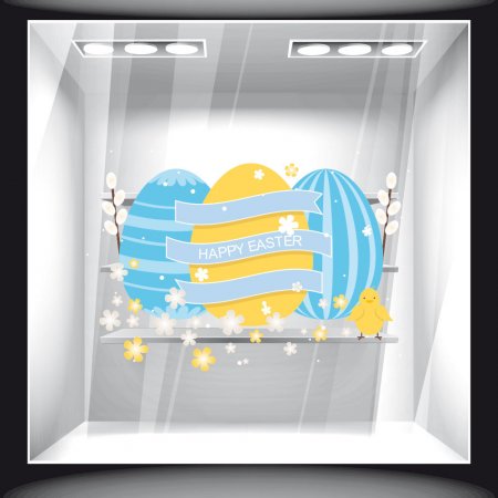 Αυτοκόλλητο Βιτρίνας - Πασχαλινό 33 Αυτοκόλλητο Βιτρίνας - Πασχαλινό 33