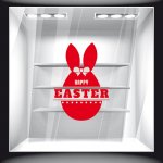 Αυτοκόλλητο Βιτρίνας - Πασχαλινό 46