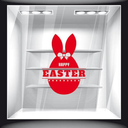 Αυτοκόλλητο Βιτρίνας - Πασχαλινό 46