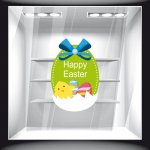 Αυτοκόλλητο Βιτρίνας - Πασχαλινό 52