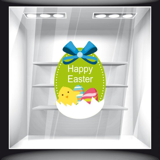 Αυτοκόλλητο Βιτρίνας - Πασχαλινό 52