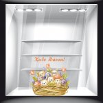 Αυτοκόλλητο Βιτρίνας - Πασχαλινό 55